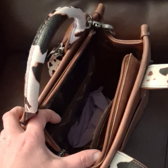 Wrangler Brown and White Tote Bag - Picture 3 of 4